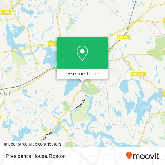 President's House map