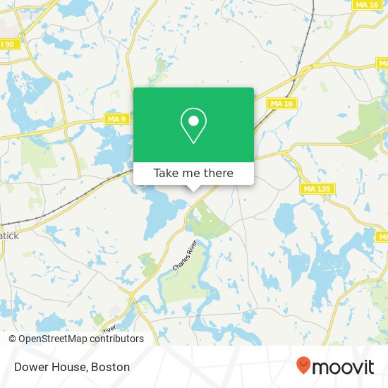 Mapa de Dower House