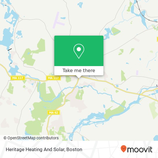 Heritage Heating And Solar map