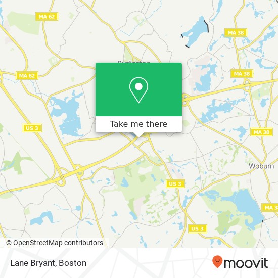 Lane Bryant map