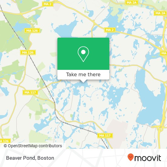 Mapa de Beaver Pond