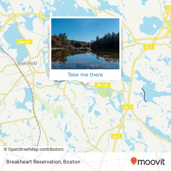 Breakheart Reservation map