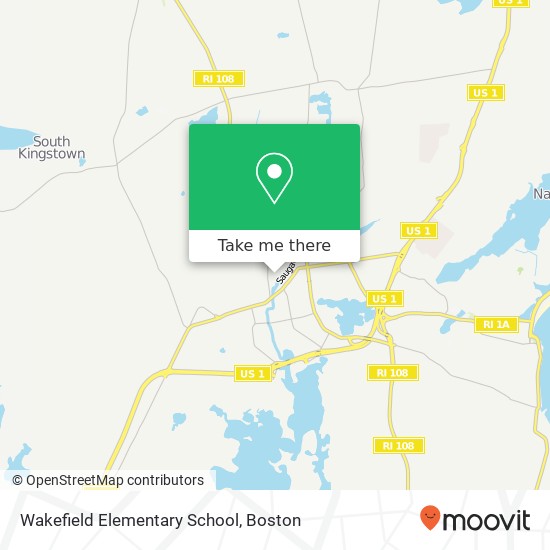 Wakefield Elementary School map