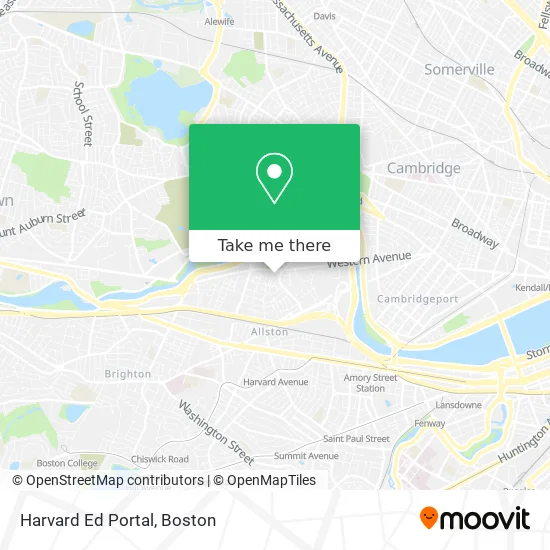 Harvard Ed Portal map