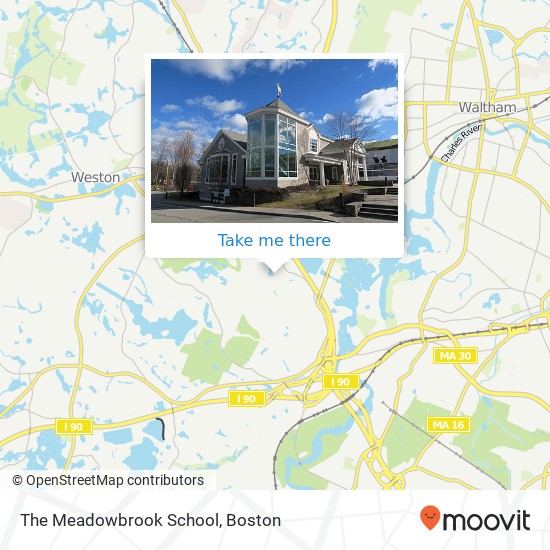 The Meadowbrook School map