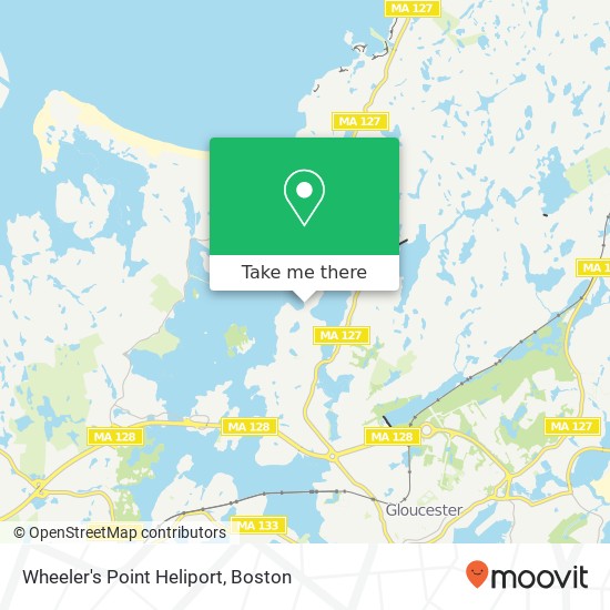 Wheeler's Point Heliport map