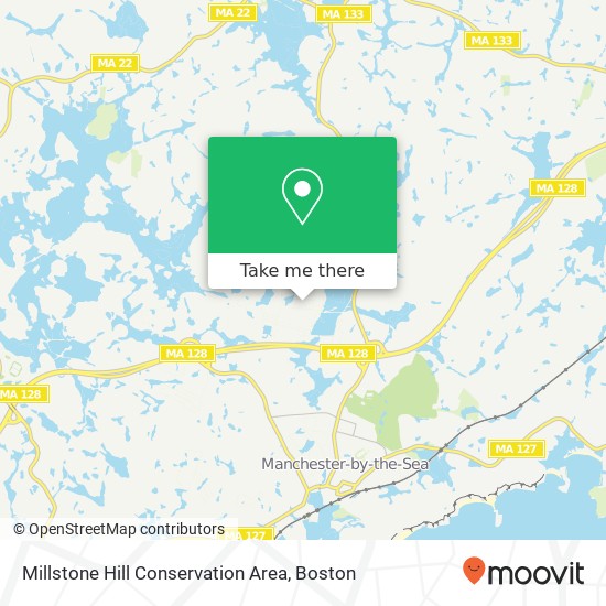 Mapa de Millstone Hill Conservation Area