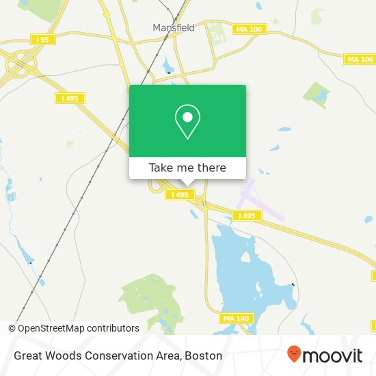 Mapa de Great Woods Conservation Area