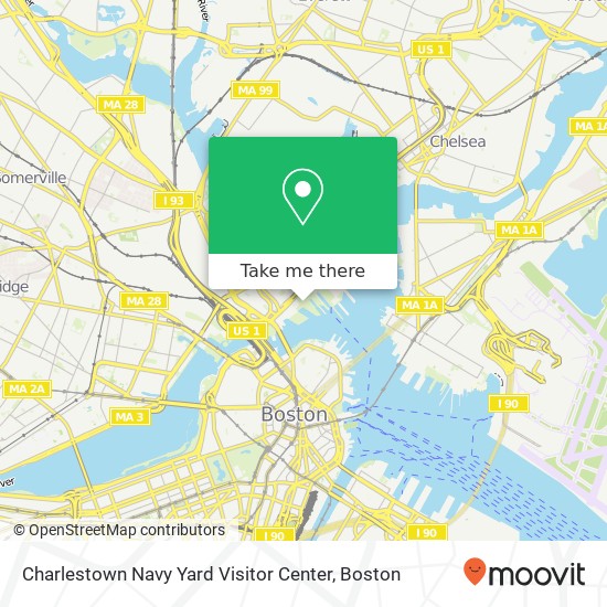 Charlestown Navy Yard Visitor Center map