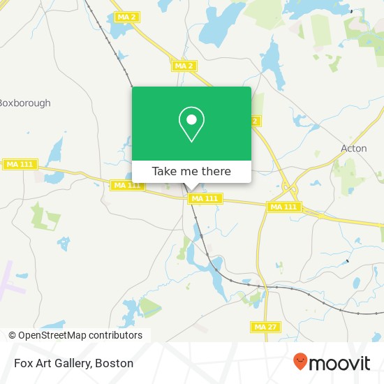 Mapa de Fox Art Gallery