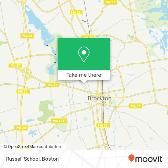 Russell School map