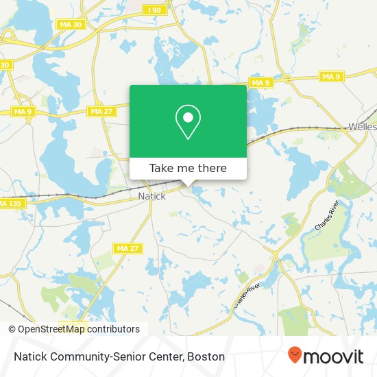 Mapa de Natick Community-Senior Center