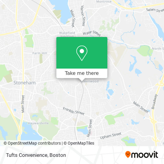 Tufts Convenience map