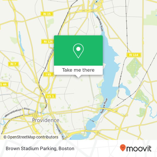 Brown Stadium Parking map