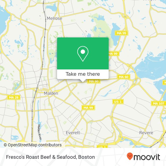 Fresco's Roast Beef & Seafood map