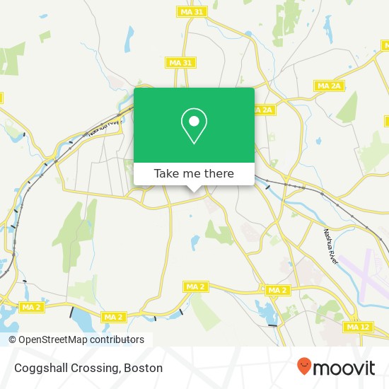 Coggshall Crossing map