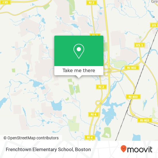 Frenchtown Elementary School map