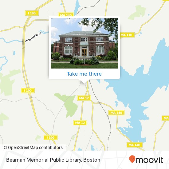 Mapa de Beaman Memorial Public Library
