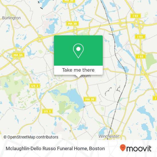 Mclaughlin-Dello Russo Funeral Home map