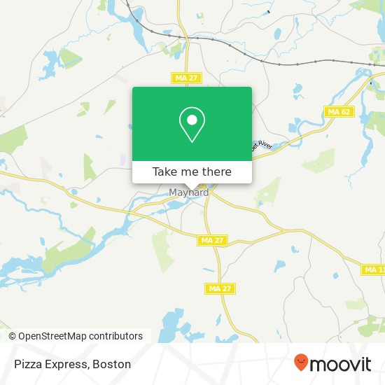 Pizza Express map