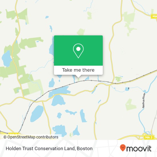 Holden Trust Conservation Land map