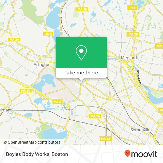 Boyles Body Works map