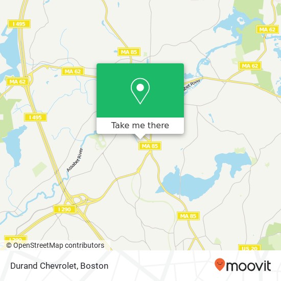 Mapa de Durand Chevrolet