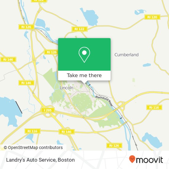 Mapa de Landry's Auto Service