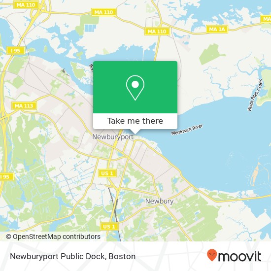 Mapa de Newburyport Public Dock