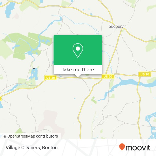 Village Cleaners map