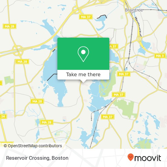 Reservoir Crossing map