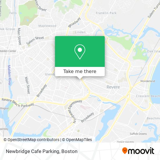 Newbridge Cafe Parking map