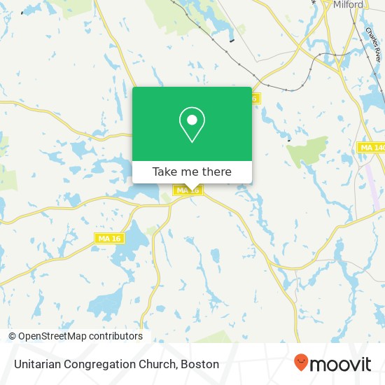 Mapa de Unitarian Congregation Church
