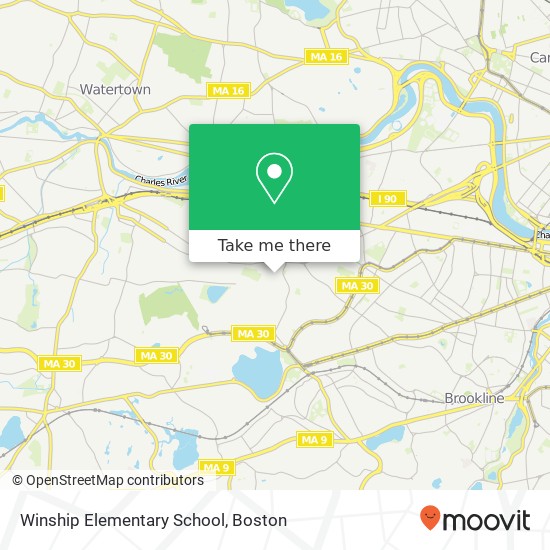 Mapa de Winship Elementary School