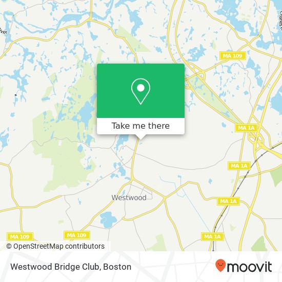 Mapa de Westwood Bridge Club