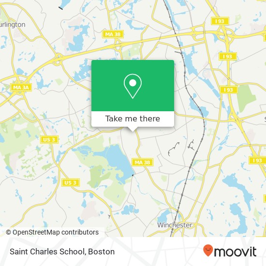 Saint Charles School map