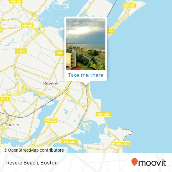 Mapa de Revere Beach