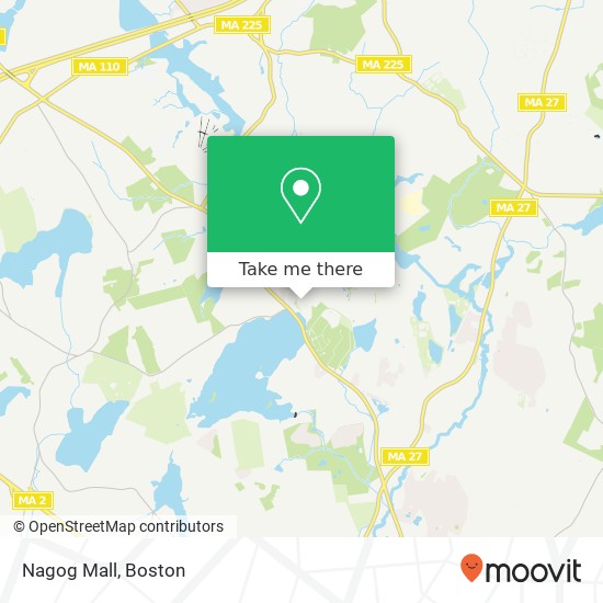 Mapa de Nagog Mall
