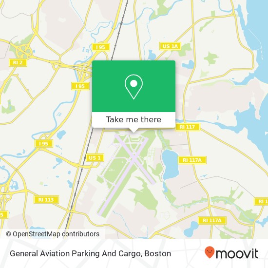 General Aviation Parking And Cargo map
