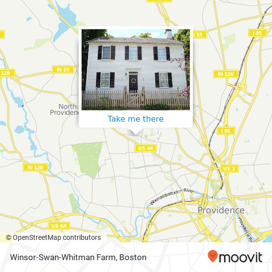 Mapa de Winsor-Swan-Whitman Farm