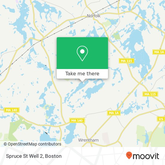 Mapa de Spruce St Well 2