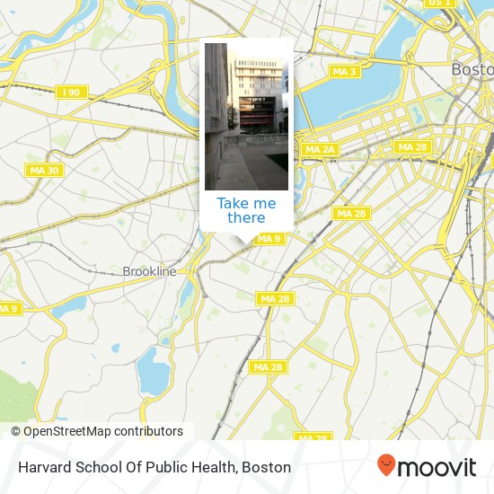 Harvard School Of Public Health map