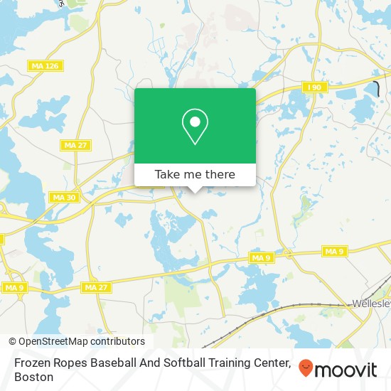 Frozen Ropes Baseball And Softball Training Center map