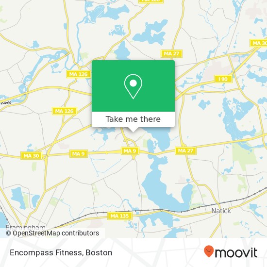 Encompass Fitness map