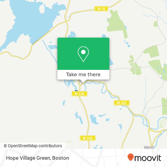 Mapa de Hope Village Green