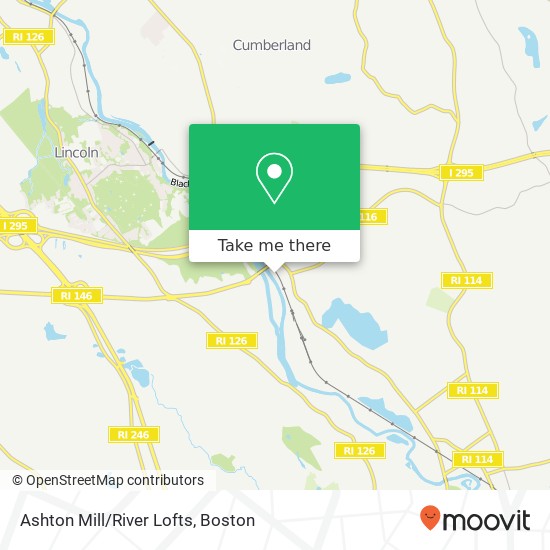 Mapa de Ashton Mill/River Lofts