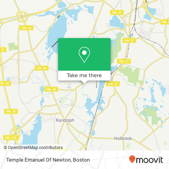 Temple Emanuel Of Newton map