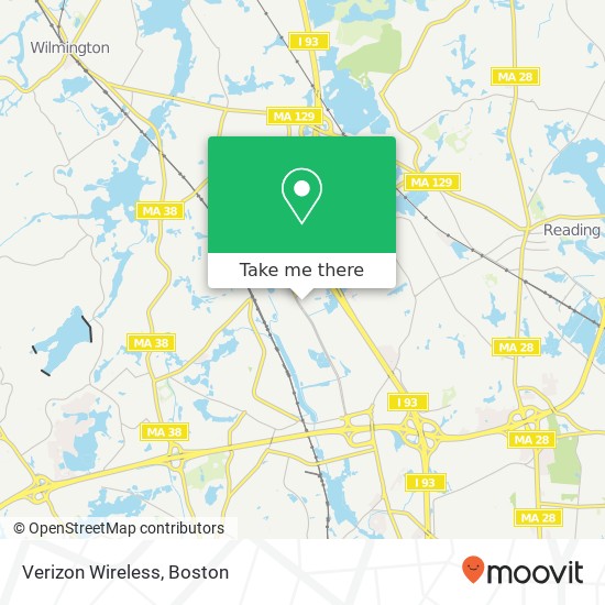 Mapa de Verizon Wireless