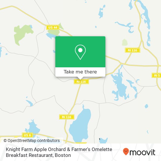 Mapa de Knight Farm Apple Orchard & Farmer's Omelette Breakfast Restaurant