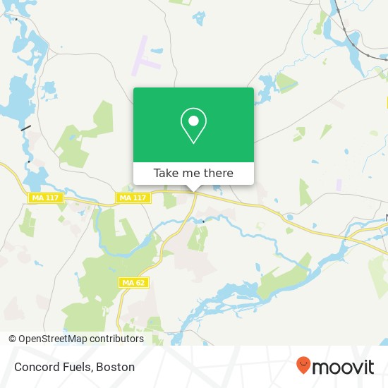 Concord Fuels map